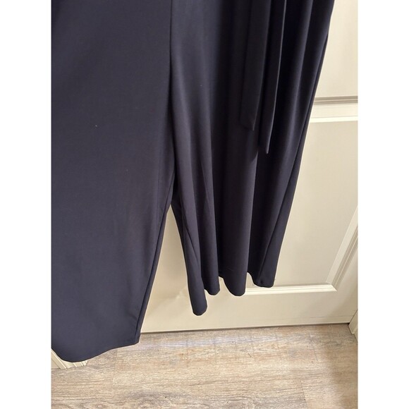 Sandra Darren Women’s Navy & White Jumpsuit Sz M Resortwear Summer Party - Picture 7 of 10